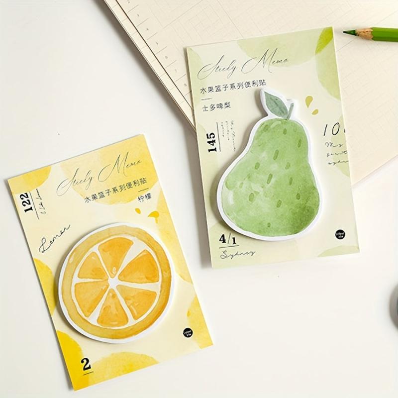 Fruit Basket Series Sticky Note Memo Pad - 30 Sheets