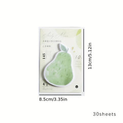 Fruit Basket Series Sticky Note Memo Pad - 30 Sheets