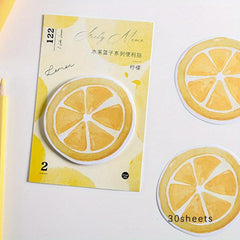 Fruit Basket Series Sticky Note Memo Pad - 30 Sheets