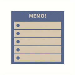 Ins Style Non-Sticky Note Book - Contrasting Colors