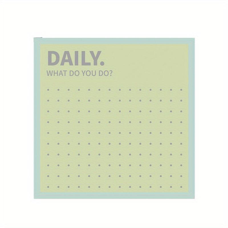 Ins Style Non-Sticky Note Book - Contrasting Colors