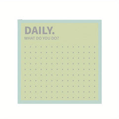 Ins Style Non-Sticky Note Book - Contrasting Colors