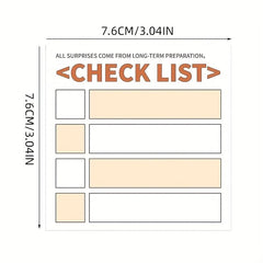 Ins Style Non-Sticky Note Book - Contrasting Colors