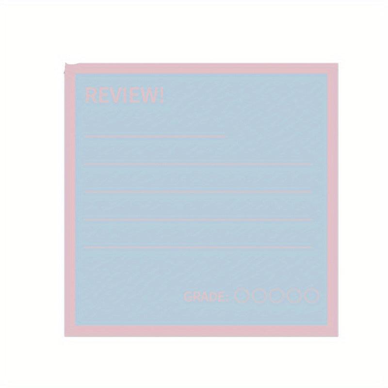 Ins Style Non-Sticky Note Book - Contrasting Colors