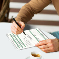 Meeting Notes Notepad - Action Items Tracking - Spiral Bound - Undated Tear Off