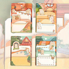 3-Layer Self-Adhesive Sticky Notes - Students & Office Stationery