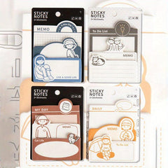 3-Layer Self-Adhesive Sticky Notes - Students & Office Stationery