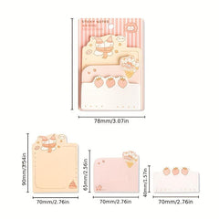 3-Layer Self-Adhesive Sticky Notes - Students & Office Stationery