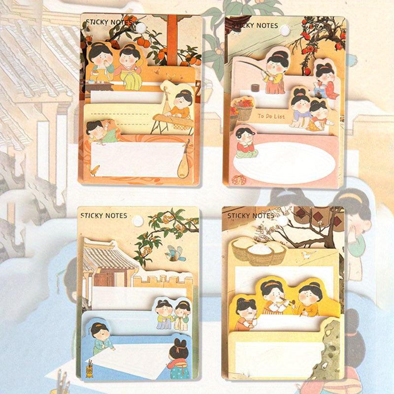 3-Layer Self-Adhesive Sticky Notes - Students & Office Stationery