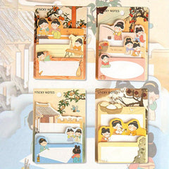 3-Layer Self-Adhesive Sticky Notes - Students & Office Stationery