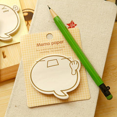 Expression Happy Sticky Notes 4pcs Set - Office Stationery