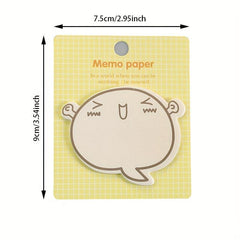 Expression Happy Sticky Notes 4pcs Set - Office Stationery