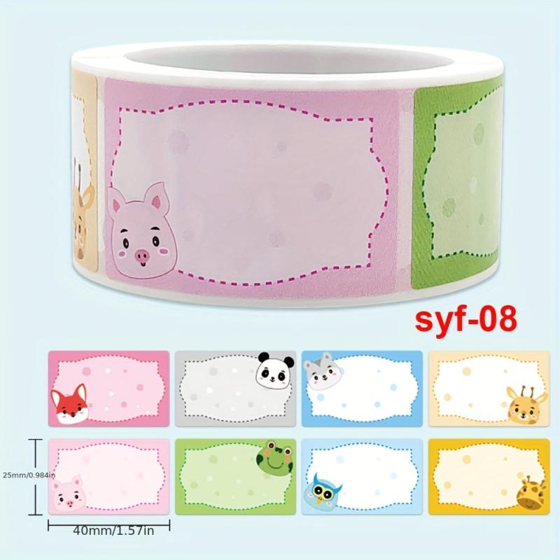 250pcs Name Stickers Labels Roll Classification Labels Stickers Self adhesive