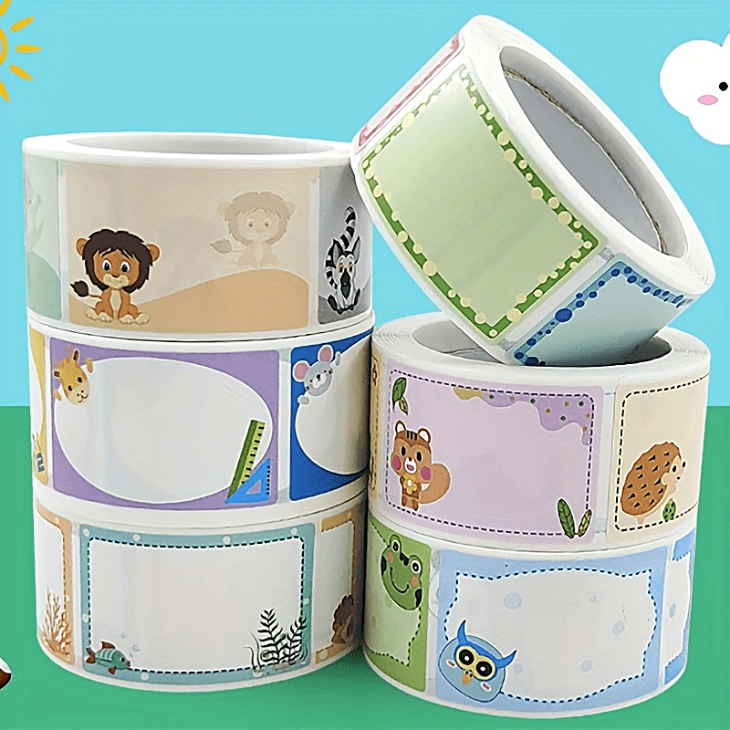 250pcs Name Stickers Labels Roll Classification Labels Stickers Self adhesive