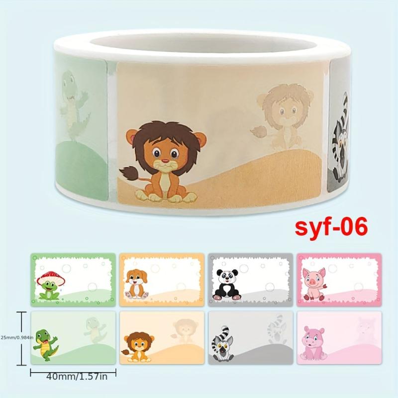 250pcs Name Stickers Labels Roll Classification Labels Stickers Self adhesive