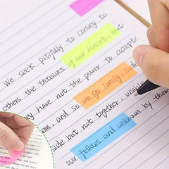 Fluorescent Stickers & Bookmarks Set