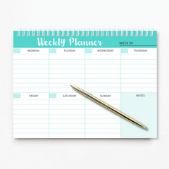 B5 Weekly Plan Sticky Notes Tearable English Schedule Itinerary Planning Book