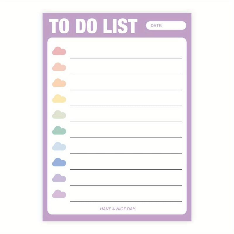 JOMUSAGA Memo List To do List - Easy Write & Erase - Reusable - Various Colors