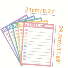 JOMUSAGA Memo List To do List - Easy Write & Erase - Reusable - Various Colors