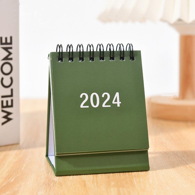Mini Desktop Stand up Calendar Yearly Agenda for Home Office School