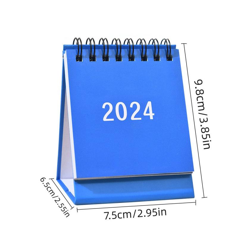 Mini Desktop Stand up Calendar Yearly Agenda for Home Office School