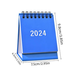 Mini Desktop Stand up Calendar Yearly Agenda for Home Office School