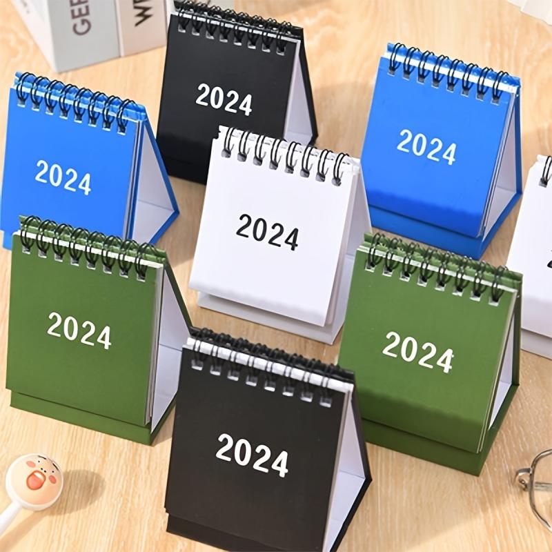 Mini Desktop Stand up Calendar Yearly Agenda for Home Office School