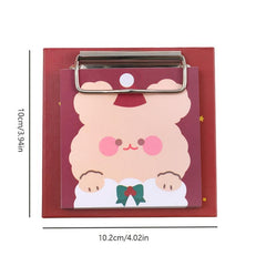 Christmas Ins Board Clip Memo Pad Student Cartoon Non sticky Message Memo Paper