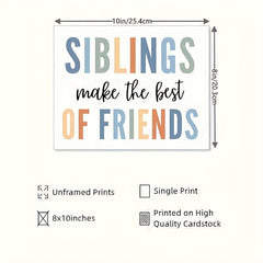 Siblings Sign Playroom Wall Decor Siblings Make The Friends Nursery Wall Art