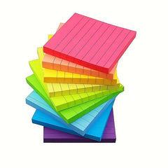 2pcs 100sheets Assorted Lined PET Sticky Notes