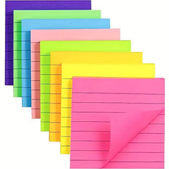2pcs 100sheets Assorted Lined PET Sticky Notes