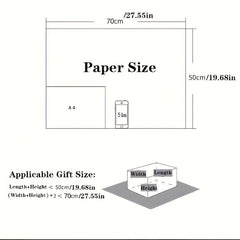6pcs Small Flower Cartoon Gift Decoration Paper