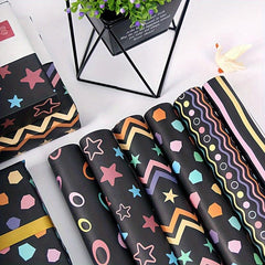 6pcs Small Flower Cartoon Gift Decoration Paper