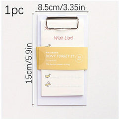 Blessing Message Sticky Note Clip Board