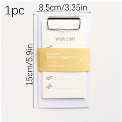 Blessing Message Sticky Note Clip Board
