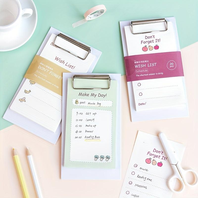 Blessing Message Sticky Note Clip Board