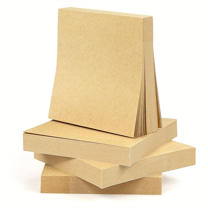 Eagle Sticky Notes 7.62x7.62cm 100 Sheets Pad 4 Pads Kraft Paper