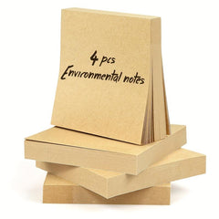 Eagle Sticky Notes 7.62x7.62cm 100 Sheets Pad 4 Pads Kraft Paper