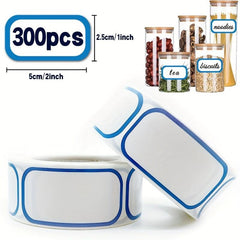 300pcs Removable Storage Refrigerator Label Stickers