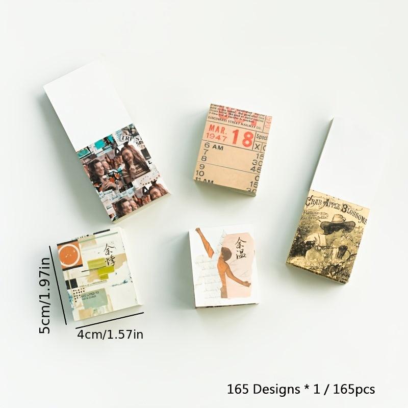 Creative Retro Notebook Decoration Base Paper 165 Sheets