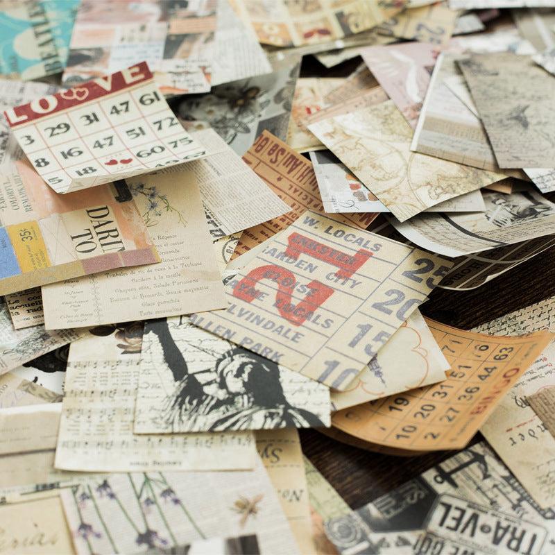 Creative Retro Notebook Decoration Base Paper 165 Sheets
