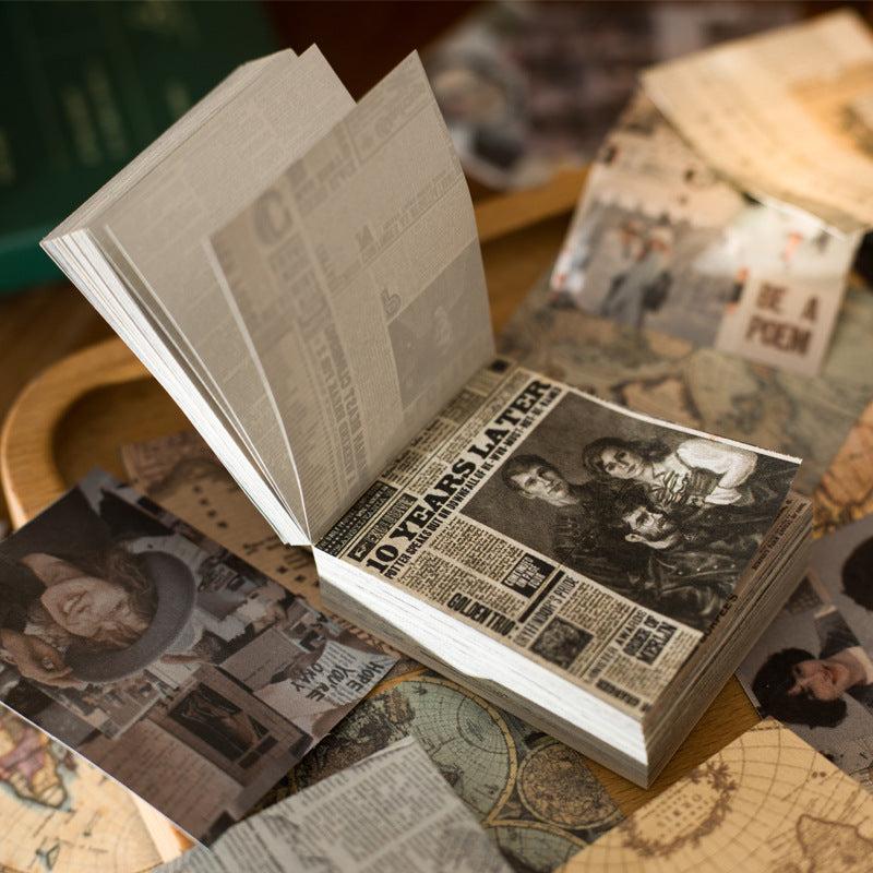 Creative Retro Notebook Decoration Base Paper 165 Sheets
