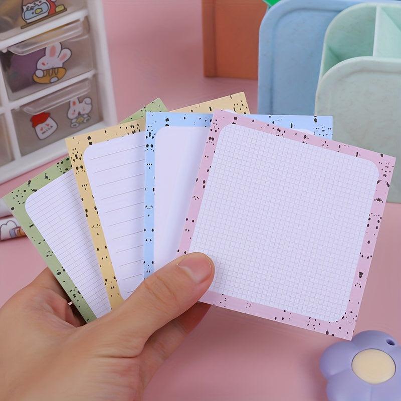 4pcs Sticky Notes Memo Pad Mini Message Book Learning Notebook