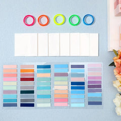 1305pcs Label Sticker Set Index Stickers 1200 Pieces Transparent Sticky Notes