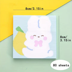 Painting Style Portable Sticker Hand Tear Colorful Message Sticker