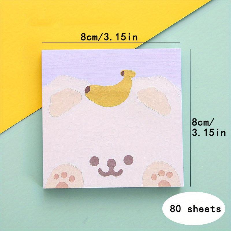 Painting Style Portable Sticker Hand Tear Colorful Message Sticker