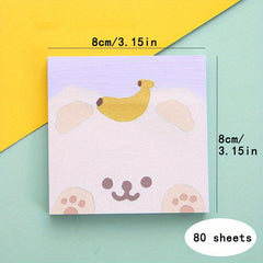 Painting Style Portable Sticker Hand Tear Colorful Message Sticker