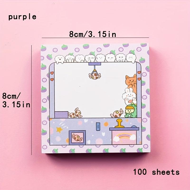 Painting Style Portable Sticker Hand Tear Colorful Message Sticker