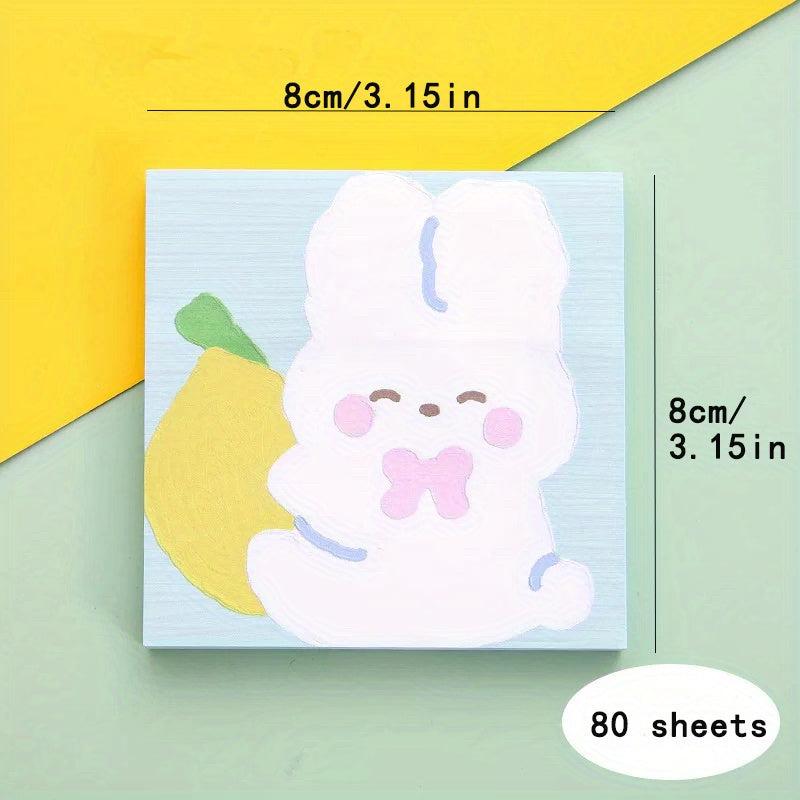 Painting Style Portable Sticker Hand Tear Colorful Message Sticker