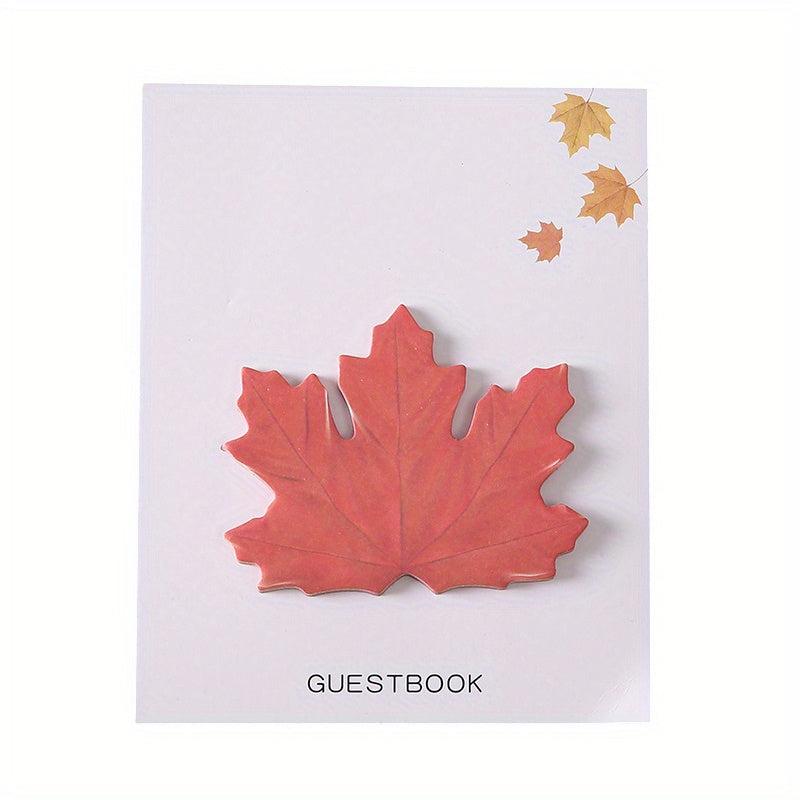 30pcs Leaf Sticky Notes Tearable Sticky Note Paper For Students